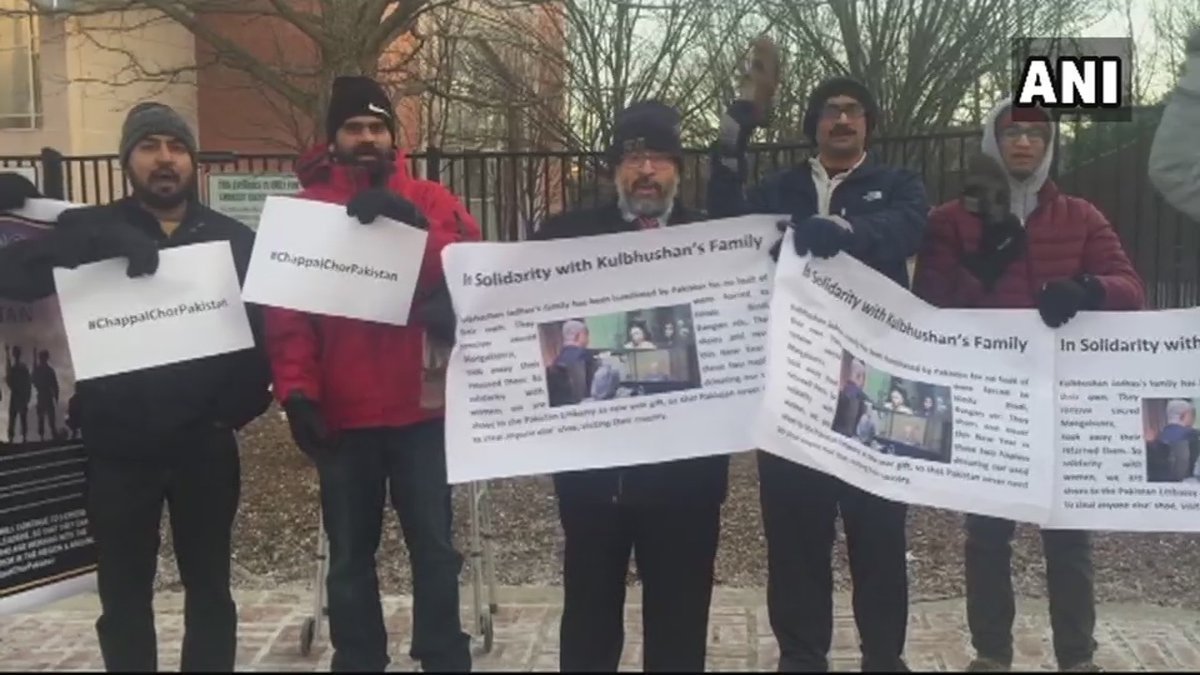 Protest against pakistan, Kulbhushan Jadhav
