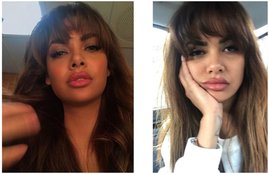 bollywood actress, actress esha gupta, , actress angelina jolly, esha gupta lips, instagram photos, lip surgery, hollywood actress, actress angelina jolly same look, photos viral