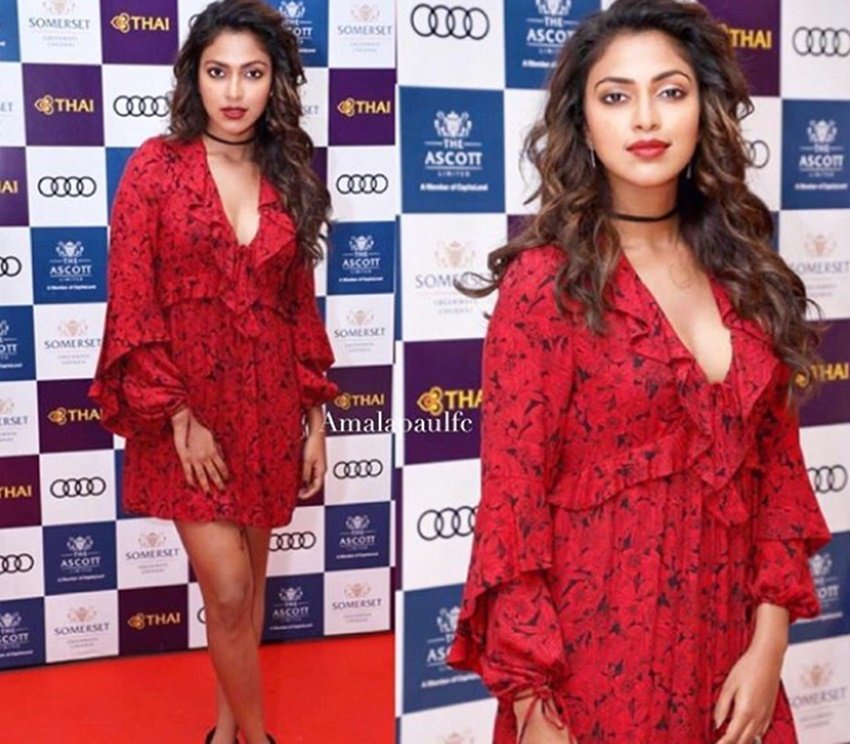 Amala Paul, actress Amala Paul, bold actress Amala Paul, Amala Paul photos, Amala, Amala Paul, Fahadh Faasil, Suresh Gopi, Amala Paul booked for tax evasion, Amala Paul, Amala Paul yoga sessions, Amala Paul controvercy, amala paul Buddha poster controvercy, entertainment, jansatta