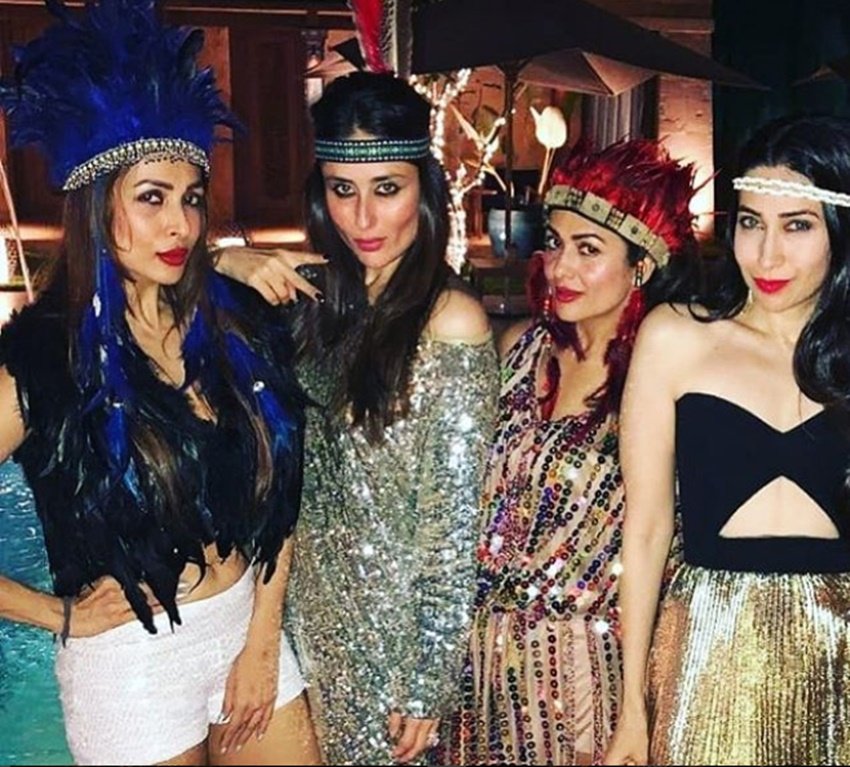 amrita arora, actress amrita arora, amrita arora birthday, amrita arora date of birth, amrita arora photos, amrita arora 40th birthday, amrita arora, Amrita Arora birthday, Amrita Arora birthday bash, Amrita Arora birthday party, kareena kapoor, kareena, malaika arora, amrita arora, saif ali khan, karisma kapoor, seema khan, entertainment, jansatta