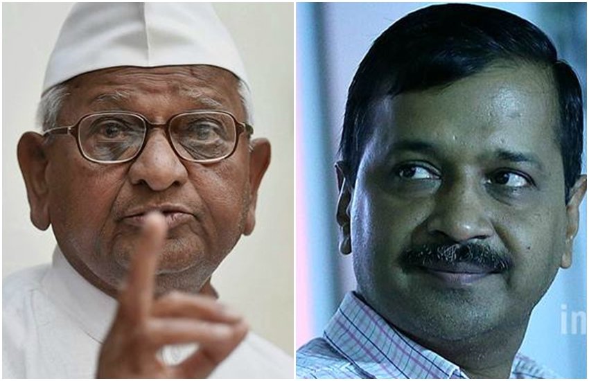 अन्ना हजारे और अरविंद केजरीवाल (PTI फोटो/एक्सप्रेस फोटो)