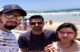 bhuvi with wife