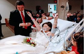 breast cancer, cancer patient marries boyfriend, Connecticut, Heather Mosher married her husband, David,, positive news, Hindi news, world news, jansatta