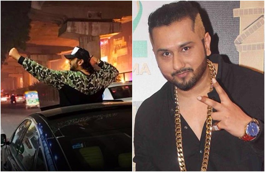 Honey Singh, Yo Yo Honey Singh, rapper Honey Singh, singer Honey Singh, Honey Singh in delhi, Punjabi rapper honey singh, Punjabi rapper, Dil Chori, Dil Chori sada ho gya, Rashke Kamar, sonu ke titu ki swetey, Honey Singh, Yo Yo Honey Singh listening to a singer in Khan Market, entertainment, jansatta