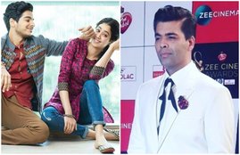 karan johar, jhanvi kapoor, ishaan khatter, dhadak