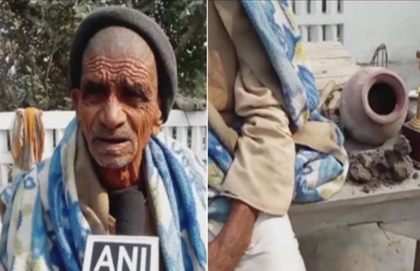 रोजाना एक किलो मिट्टी खा जाता है करू पासवान। (फोटो सोर्स - एएनआई)