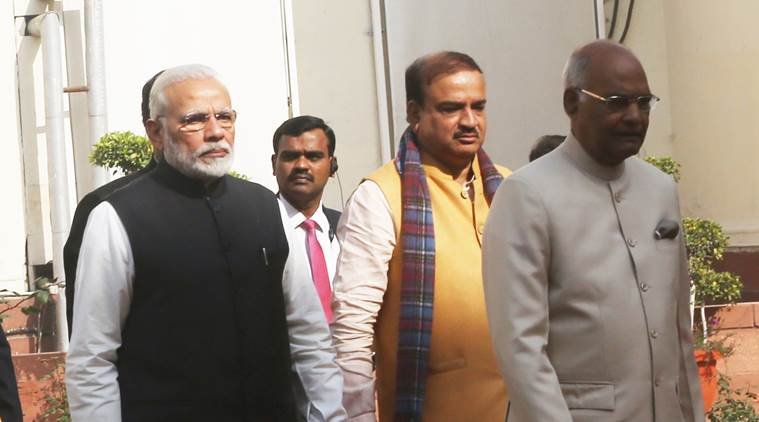 पीएम मोदी के साथ राम नाथ कोविंद 