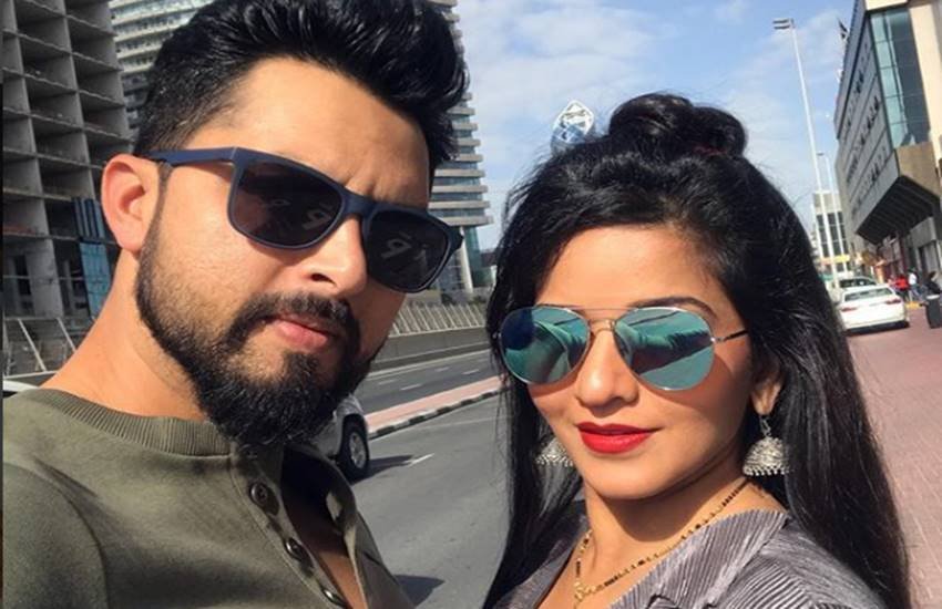 Actress Mona Lisa is celebrating the first Anniversary in Dubai ...