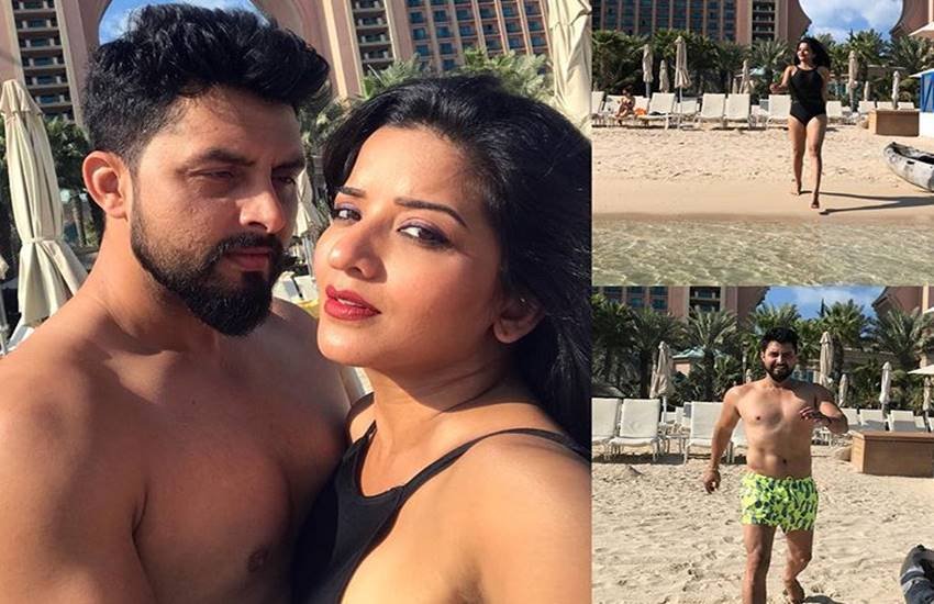 Actress Mona Lisa, Bollywood, Actress Mona Lisa huband Vikrant Singh Rajpoot, Actress Mona Lisa first Anniversary