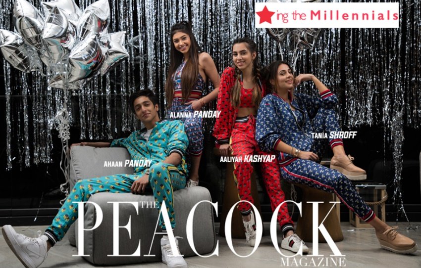alanna panday, alanna panday photos, alanna panday on peacock, peacock magazine, peacock magazine cover, ahaan panday, ahaan panday photoshoot, falguni peacock, shane peacock, anurag kashyap, Aaliyah Kashyap, Aaliyah Kashyap photos, tania shroff, chanky pandey, star kids photoshoot, entertainment, jansatta