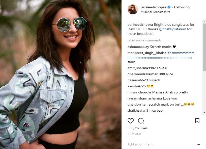 Parineeti chopra, bollywood actress parineeti stretch mark, Film kesri, Akshay kumar, viral photo, instagram, bollywood news, entertainment news