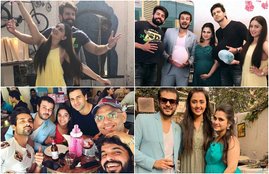 Jay Soni, actor Jay Soni, Jay Soni photo, Sasural Genda Phool, Bhaag Bakool Bhaa, pooja shah, jay soni wife pooja shah, jay bhanushali, mahhi vij, divyanka tripathi, vivek dahiya, jay soni wife, jay soni wife baby shower, pooja soni jay soni baby shower. divyanka vivek at baby shower, jay bhanushali mahhi vij, pooja gaur, raj singh arora, television, entertainment, jansatta