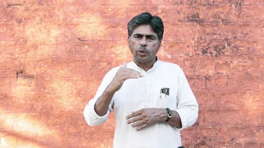 एकता परिषद के संस्थापक पी.वी. राजगोपाल 