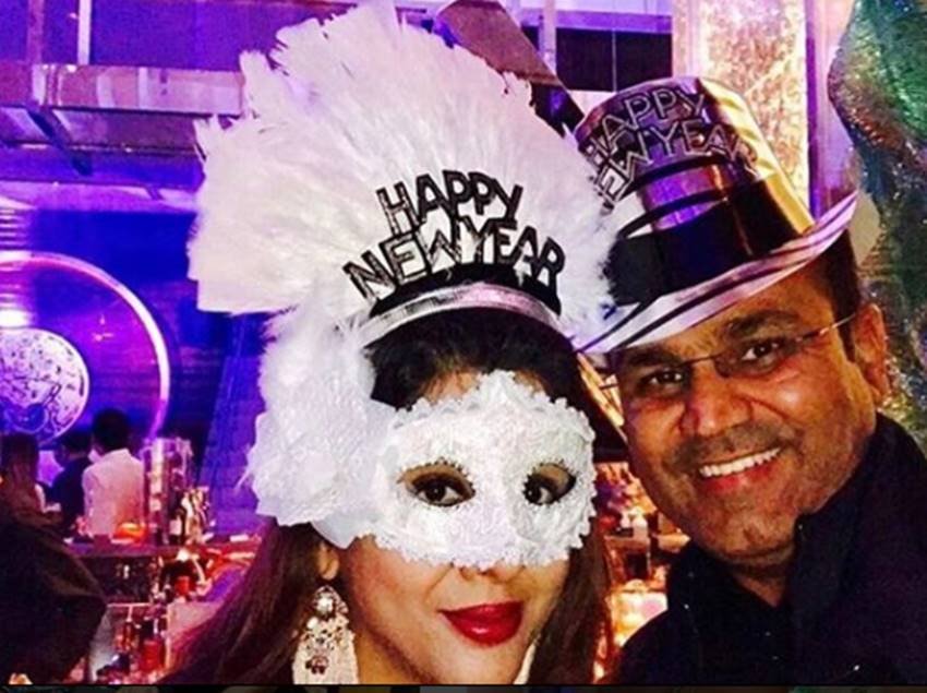 sehwag and aarti