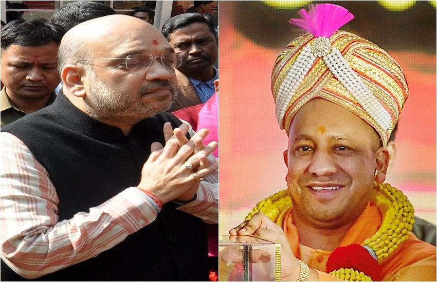 Amit Shah, pm modi, bjp, BJP Varanasi, up bjp, 2019 general election, cm yogi Adityanath, BJP event, first time voters, hindi news, news in hindi, jansatta Amit Shah, pm modi, bjp, BJP Varanasi, up bjp, 2019 general election, cm yogi Adityanath, BJP event, first time voters, hindi news, news in hindi, jansatta