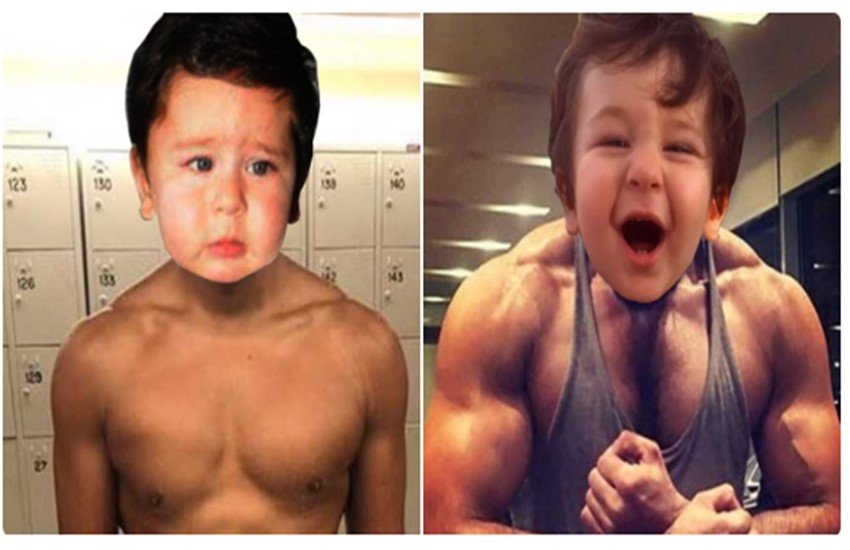 Taimur ali khan, kareena, kareena kapoor khan, saif ali khan, Taimur ali khan gym, Taimur ali khan gym admission, Taimur ali khan gym funny reactions, funny reactions on Taimur ali khan gym, funny reactions on Taimur, jansatta