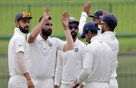 team india with shami