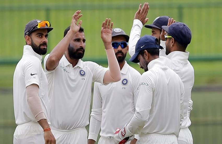 team india with shami