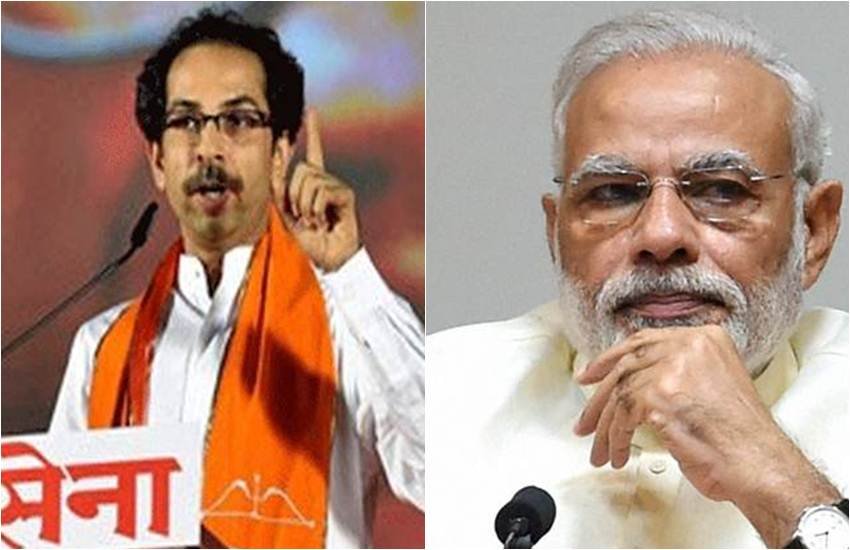 शिवसेना प्रमुख उद्धव ठाकरे और पीएम मोदी