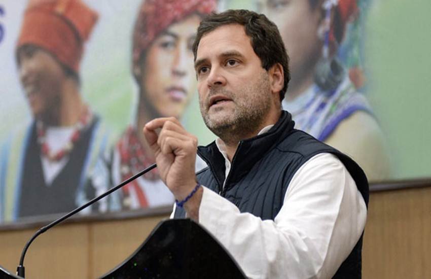 कांग्रेस अध्यक्ष राहुल गांधी।