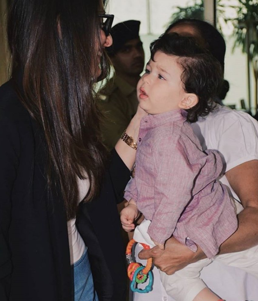 Kareena Kapoor Khan, Taimur Ali Khan, Mom Kareena Kapoor, Kareena Kapoor spotted at Mumbai Airport, Kareena Kapoor with Taimur Ali Khan, see cute pictures of Taimur Ali Khan, entertainement news, entertainmnet news, bollywood news, television news, entertainmnet news, bollywood news, television news