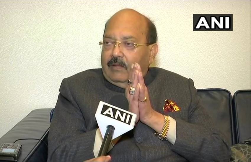 राज्यसभा सांसद अमर सिंह।