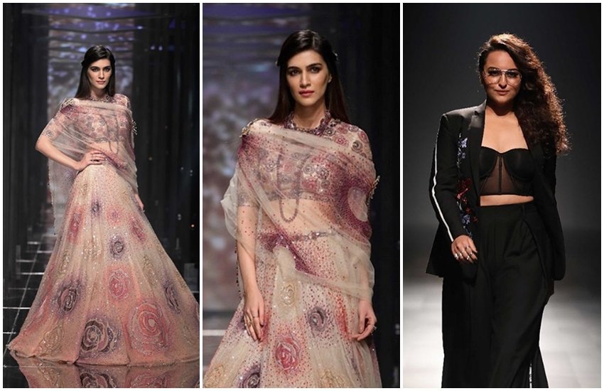 Lakme Fashion Week 2018, Kriti Sanon, Karan Johar, Sonakshi Sinha, Yami Gautam, Tapsi Pannu, bollywood celebs walk on ramp in LFW, Lakme Fashion Week 2018 ramp walk, celebs walk on ramp in LFW, entertainment news, bollywood news, bollywood news, entertainment, entertainment news, bollywood news, bollywood news, entertainment news