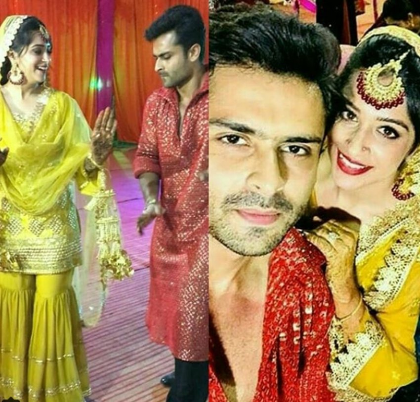 TV stars Shoaib Ibrahim, Dipika Kakar Mahandi and Sangeet, Colourful Pictures of Dipika Kakar san geet, SEE Sasural Simar Ka Actors pictures, Sasural Simar Ka, Actors, Sasural Simar Ka Actors, Shoaib Ibrahim, Dipika Kakar getting married, Dipika Kakar sangeet ceremony, videos of Dipika Kakar dancem Dipika Kakar sangeet in filmy style like DDLJ, entertainment news, bollywood news, television news, entertainment news