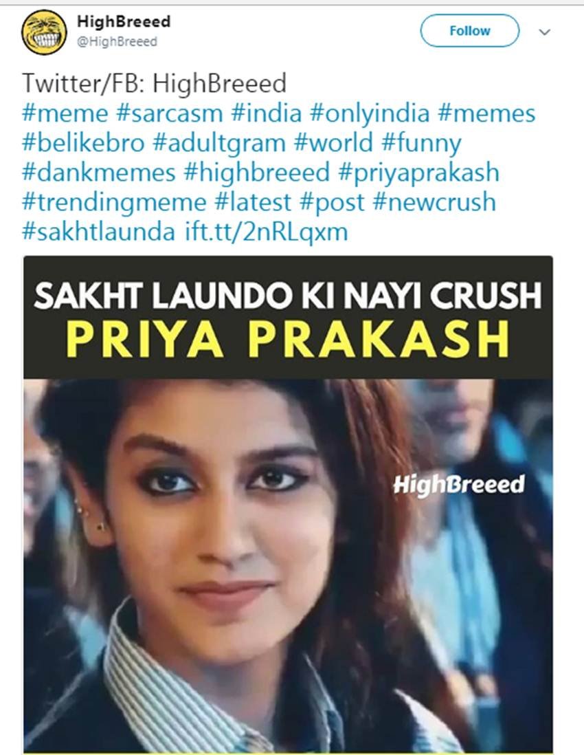 priya prakash, priya prakash memes, memes, priya prakash varrier, priya prakash varrier video song, priya prakash varrier photos, oru adaar love, oru adaar love songs, funny memes, priya prakash instagram, priya prakash varrier instagram, priya prakash video song download, priya prakash video song, manikya malaraya poovi, manikya malaraya poovi video, manikya malaraya poovi movie songs, manikya malaraya poovi priya prakash, priya prakash video song, priya prakash pics