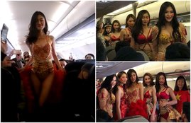 Vietnamese Airline, Lingerie show in Flight, Vietjet Air plane, Vietnamese airline, Controversy, Bikini Show, Movie, Entertainment News