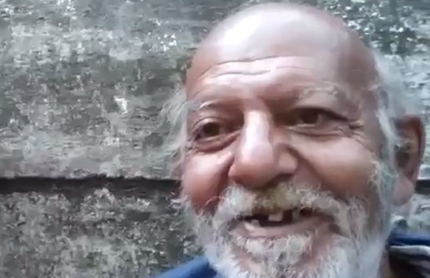 67 वर्षीय सेना के पूर्व कैप्टन रविंद्र बाली का पिछले दिनों वीडियो वायरल हुआ था। (फेसबुक वीडियो से लिया गया स्क्रीनशॉट)