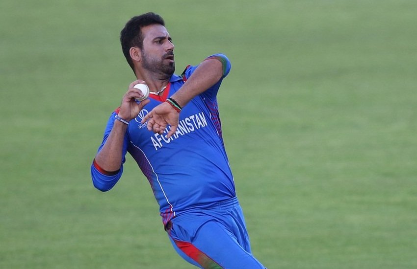 अफगानिस्तान के तेज गेंदबाज दवलत जादरान (फोटो सोर्स- @iccmediacomms)