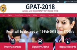 GPAT Result 2018: AICTE ग्रैजुएट फार्मेसी एप्टिट्यूड टेस्ट के परिणाम जारी, यूं चेक करें रिजल्ट्स