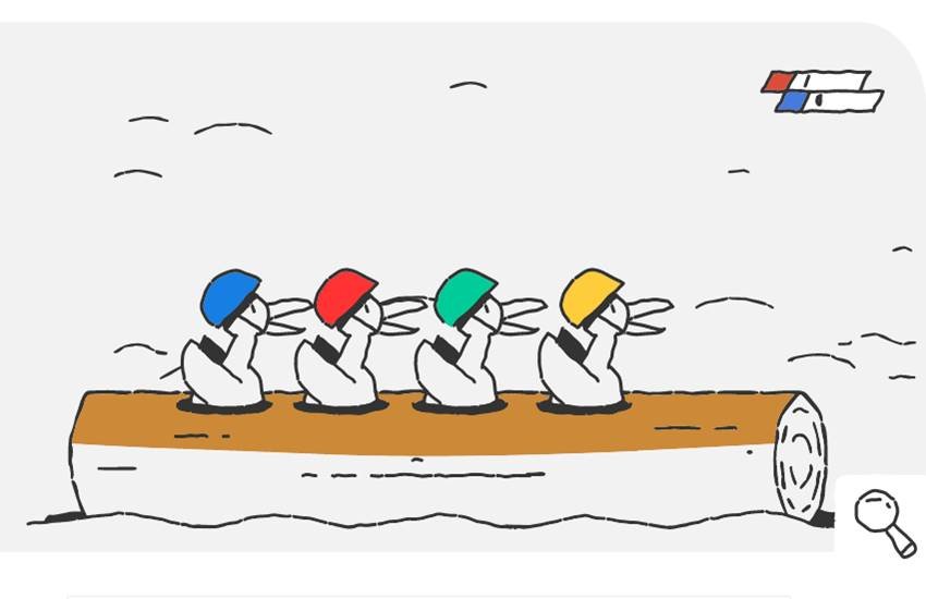 Winter Olympics 2018 के 11वें दिन गूगल ने बनाया शानदार डूडल (स्क्रीनशॉट)