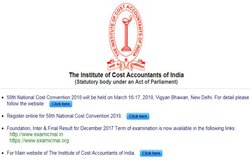 ICWAI CMA Result 2017 Declared: घोषित हुए ICAI फाउंडेशन, इंटरमीडिएट और फाइनल दिसंबर परीक्षा के परिणाम, यहां देखें