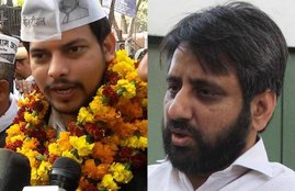 Prakash Jarwal, Amanatullah Khan, Dalit and Muslim, Dalit and Muslim in AAP, AAP Says, AAP Blames, Prakash Jarwal And Amanatullah Khan Arrensted, aap leader arrested, Sanjay Singh, state news