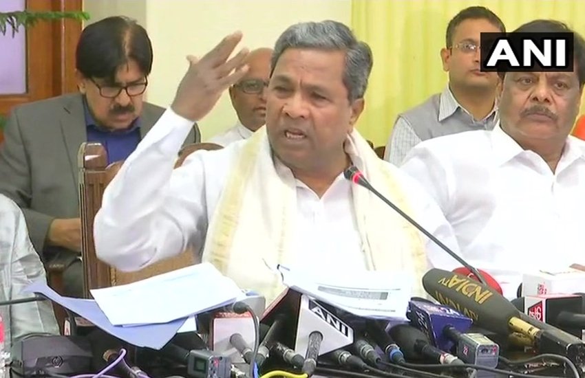 कर्नाटक के मुख्यमंत्री सिद्धारमैया। (फोटो सोर्स- एएनआई)