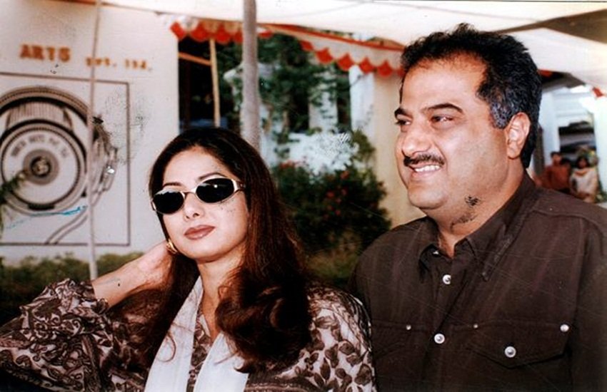 श्रीदेवी के साथ बोनी कपूर (एक्सप्रेस आर्काइव फोटो)
