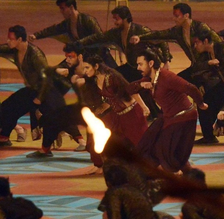 Aamir Khan, Aamir Khan Movie, Aamir Khan TOH, Aamir Khan Thugs of Hindostan, Aamir Khan Katrina Kaif, Aamir Khan with Fatima Sana Sheikh, Thugs of Hindostan Leaked Pictures, Thugs of Hindostan Images, TOH Lead Photos, Aamir Khan TOH
