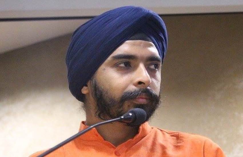 Tajinder Bagga, BJP Leader Tajinder Bagga, Tajinder Bagga Loses control in a TV Debate, Khalistan, Delhi police, भाजपा नेता तजिंदर बग्गा, तजिंदर बग्गा, Hindi news, News in Hindi, Jansatta