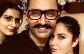Thugs of Hindostan, Katrina Kaif, Katrina Kaif shared a picture in instagram, Katrina Kaif from the sets of Thugs of Hindostan, Katrina Kaif with Aamir Khan, Katrina Kaif and Fatima Sana Shaikh, Thugs of Hindostan, Katrina Kaif, Katrina Kaif shared a picture in instagram, bollywood news, televisison news, entertainment ,televisison news, entertainment news, entertainment news, bollywood news, televisison news, entertainment