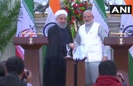 Narendra Modi, Hassan Rouhani, Hassan Rouhani in india, Hassan Rouhani indian visit, Nine Agreements, Nine Agreements between India and Iran, India and Iran agreements, Indian PM Narendra Modi, Iranian President Hassan Rouhani, National news