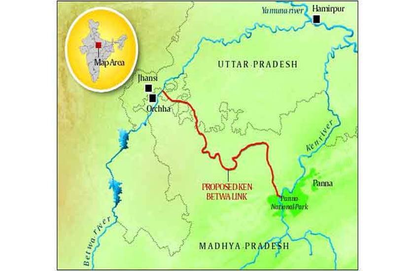 ken betwa pariyojna, Ken Betwa Link Project, Agreement Between MP,UP and Center, Agreement for ken betwa pariyojna, MP,UP and Center, Ken Betwa Link Project will Start, state news