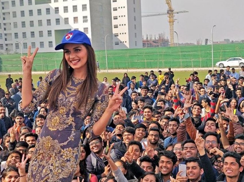 Naidu lauds Manushi Chillar for women's hygiene campaign