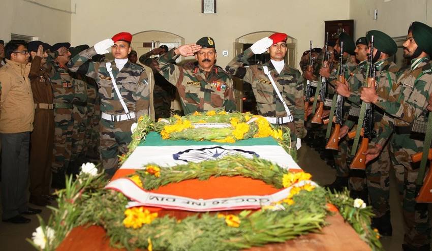 Sunjwan Army Camp, Subedar Madan Lal Choudhary, Lt Gen YVK Mohan, Mohan Paid Tribute, Tribute to Soldier, Army Camp attack, visuals from Jammu Cantt, Madan Lal Choudhary, Photo Gallery