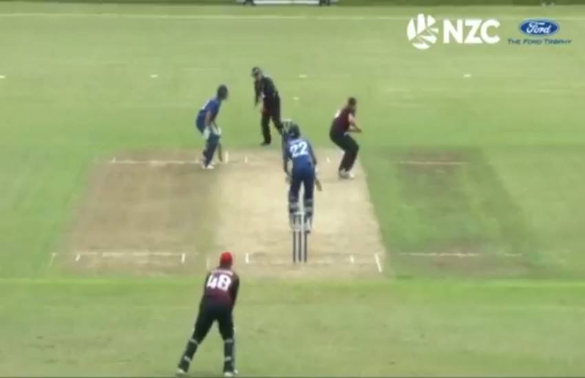 VIDEO, batsman Jeet Raval hit a four in Andrew Ellis over, Auckland vs Canterbury, Jeet Raval video, cricket news, cricket story, Andrew Ellis, Andrew Ellis over, cricket video VIDEO, batsman Jeet Raval hit a four in Andrew Ellis over, Auckland vs Canterbury, Jeet Raval video, cricket news, cricket story, Andrew Ellis, Andrew Ellis over, cricket video