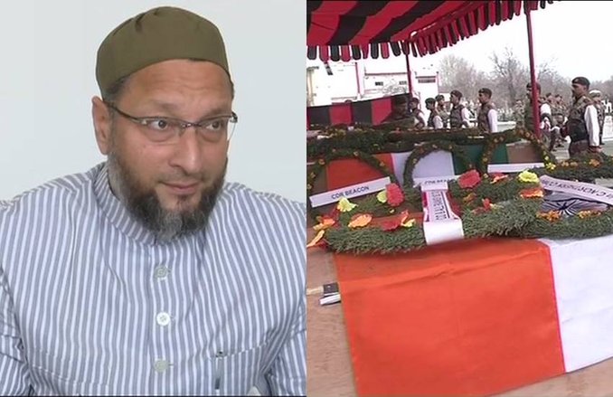 सुंजवां हमला: ओवैसी बोले- 7 शहीदों में से 5 कश्मीरी मुस्लिम थे, मुसलमानों की वफादारी पर शक करने वाले सबक लें