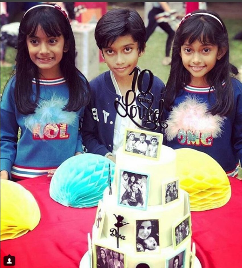 Anya,Czar and Diva, farah khan, Farah Khan triplets' birthday,Javed Akhtar,Priya Dutt,Rajkummar Rao,Sajid Khan, Shirish Kunder