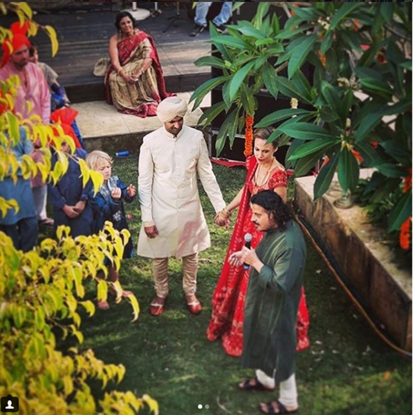 Purab Kohli, Purab Kohli wedding pics, Purab Kohli wife, Purab Kohli wedding, Purab Kohli daughter, Amrita Puri, Purab Kohli marriage, Goa wedding, British girlfriend Lucy Paton
