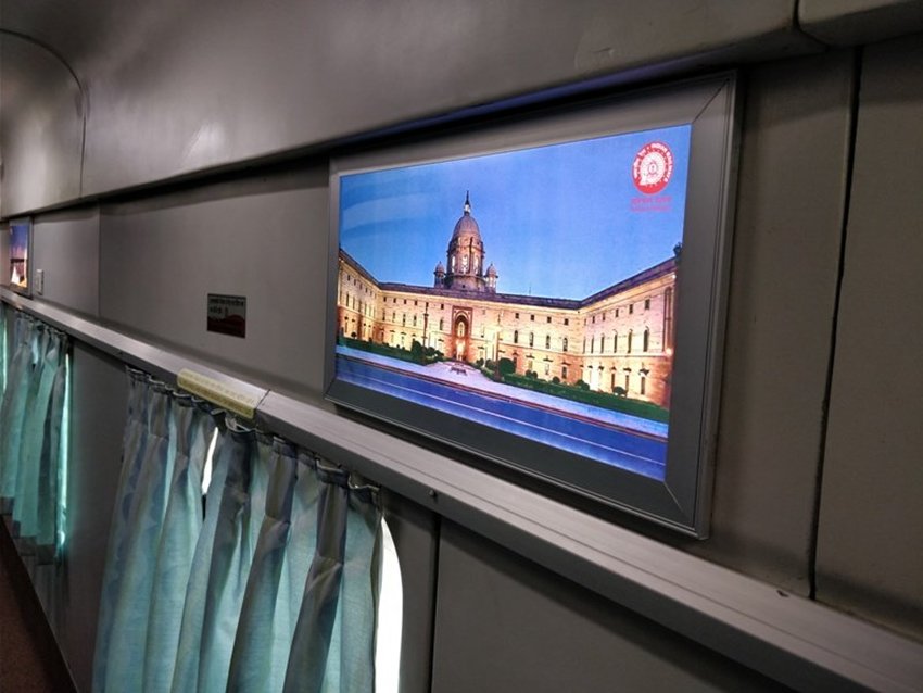 Indian Railways,Railway ministry,railway ministry Operation Swarn,Operation Swarn Indian Railways,Operation Swarn,Anubhuti coaches,new Rajdhani coaches,revamped Rajdhani coaches,anti-graffiti vinyl wrap trains,Indian trains,Mumbai-Ahmedabad Rajdhani